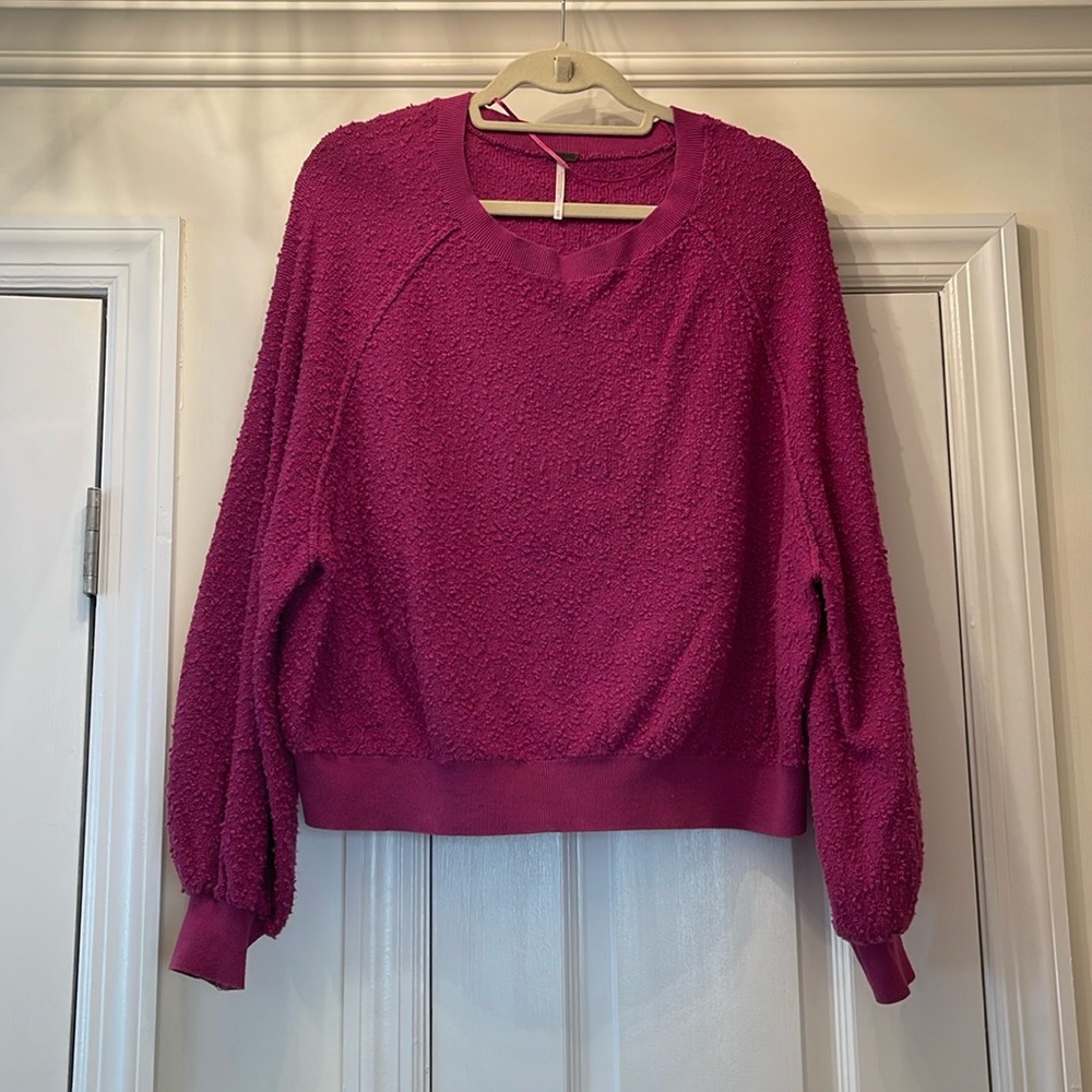 Free People Slubby Crew Neck